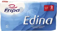 Fripa Toilettenpapier Edina 3-lagig hochweiß 8 Rollen à 250 Blatt