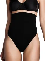 Skin Wrap Shapewear Damen - Hoher String Damen (S-2XL) Body Shaper Damen Bauchweg Unterhose Damen - nahtlos & formend