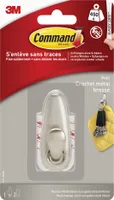 3M Command Metall-Haken "Classic" Größe: S silber Tragkraft: 450 g