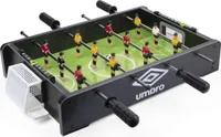 Umbro Umbro stolní fotbal - Model stolu - pro 12 hráčů - Včetně 2 minifotbalových míčků - Stolní fotbal - Černý