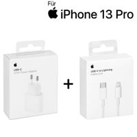 Original Apple iPhone 13 Pro 20W Ladegerät + 2m USB‑C auf Lightning Ladekabel