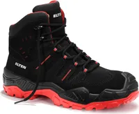 ELTEN Sicherheitsschnürstiefel QUENTIN black-red Mid ESD S3S, Gr. 41