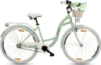 Goetze Style 28 Zoll Citybike, 3-Gang Shimano Nabenschaltung, Tiefeinstieg mit Rücktrittbremse, Damenfahrrad mit Korb