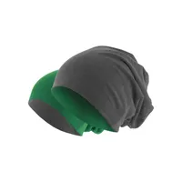 MSTRDS Beanie Jersey Beanie reversible H.Charcoal/Kelly