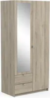 Garderobenschrank >Mellie2< in Kronberg Eiche - 89x192x51 (BxHxT)