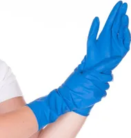 HYGOSTAR Chemikalien-Schutzhandschuh High Risk blau M 50 Stück
