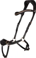 QHP Gebisslose Trense Anatomical schwarz , QHP17_Gr.:Vollblut