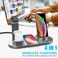 bezdrátová nabíjecí stanice 4 v 1 kompatibilní s Apple Watch Series