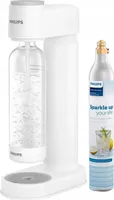 Zestaw do napojów gazowanych Philips z butlą CO2, biały (ADD4901WH Lite)