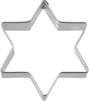 Zenker Ausstecher Stern Patisserie, Weihnachtsausstecher für Plätzchen, Ausstechform für Kekse und Fondant, hochwertiger Keksausstecher, Küchenhelfer aus Edelstahl (Farbe: Silber)