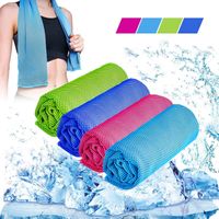 4stk Kühlendes Handtuch Atmungsaktives Handtuch Sofort Kaltes Kühlende Atmungsaktiv Sporthandtücher für Yoga Fitness Camping