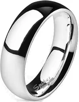 60 (19.1) Ring hochglanzpoliert Silber Titan Uni