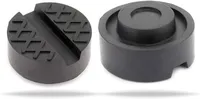 2x Wagenheber Gummiauflage stabil & universal nutzbar für Reifenwechsel am Wagenheber für PkW aus Gummi