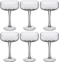 Cocktailgläser-Set coupe MIDNIGHT, 250 ml, 6-teilig