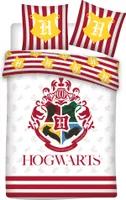 Zestaw pościeli Harry Potter Hogwart, poszwa na kołdrę 135 x 200 cm, poszewka na poduszkę 80 x 80 cm, bawełna