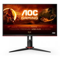 AOC G2 Q27G2U/BK - 68,6 cm (27 palcov) - 2560 x 1440 pixelov - Quad HD - LED - 1 ms - čierna - červená