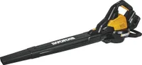 WORX WG583E.9 Akku-Laubbläser/Laubsauger 40V(2x20V) - 2 in 1 zum Laub Zusammenkehren & Aufsaugen - 35L Fangsack - ohne Akku und Ladegerät