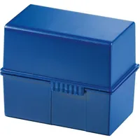 Karteibox DIN A7 quer blau