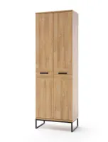 Garderobenschrank Torrico 2 Grandson Oak 66x196x38 cm Kleiderschrank