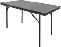 Bolero rechteckiger Klapptisch grau 122cm