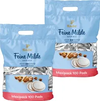 Tchibo Kaffeepads Vorratspack Maxipack, Feine Milde, 200 Stück – 2x 100 Pads (Kaffee, mild mit sanften Röstaromen), nachhaltig, geeignet für Senseo Maschinen
