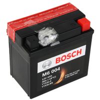 Bosch 546604, 4 Ah, 12 V, 80 A, Motorrad, Schwarz, 130 mm