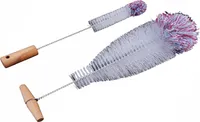 2St Transparent Flaschenbürste  für SodaStream-Flaschen Lange und dünne Bürste zur Reinigung von Flaschen Flaschenreiniger-Bürste 33*23.5*9cm/33*13*3cm