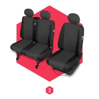 HEYNER Autositzauflage Holzkugel Sitzauflage SCHWARZ Klassiker für VW T1 T2  T3 T4 T5 T6