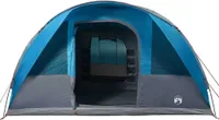 vidaXL Tunnel-Familienzelt 7 Personen Blau Wasserdicht