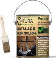 Contura 2,5Liter. Bootslack Premium Yachtlack Holzlack Boot Thekenlack - Seidenmatt