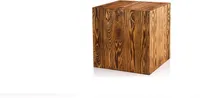 Holzblock 40x40x40cm - Holzständer Deko – Blumenständer Holz - Baumstamm Deko zum Haus – Holz Deko - Blumensäule Holz - Deko Wohnzimmer Vintage