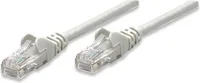Manhattan 336758 Kategorie 6 Netzwerkkabel für Netzwerkgerät - Zweiter Anschluss: 1 x RJ-45 Network - Male - Patchkabel - Golden Beschichteter Kontakt - Grau