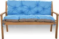 Gartenbankauflage 170x50x50, Bankauflage Blau, Gartenkissen, bankkissen outdoor, Kissen mit Rückenlehne, Outdoor kissen, Schaukelkissen
