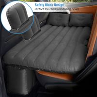 Aufblasbare Luftbett Matratze Bett Luftmatratze für Auto Rücksitz mit Pumpe DE 