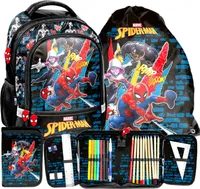 3tlg Spiderman Schulranzen set Rucksack Federtasche Sportbeutel SPIDER-MAN