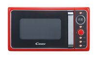 Candy Divo G20CR, Mikrowelle mit Grill, 20L, 1200W, 6 Leistungsstufen, Digital, 9 Programme, Sicherheitsverriegelung, 24,5CM Schale, Grillrost, Schnellkochen, Timer, App einfach-Fi, Rot