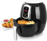 Heißluftfritteuse, Airfryer, Smart Fryer, Frittieren ohne Öl, 3,6 Liter Volumen, 1400 Watt, schwarz, Heissluft-Fritteuse,