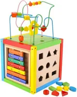 4iQ Motorikspielzeug Motorikwürfel 5in1 XXL