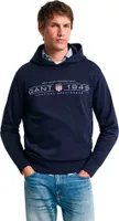 Gant Graphic 2044014 Kapuzenpullover Blau L Mann Blau L
