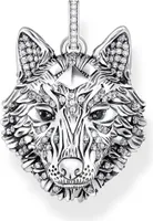 Thomas Sabo - PE965-691-21 - Prívesok - Jednofarebný - Striebro 925, začiernené - Vlčia tvár