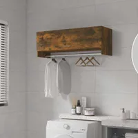 Kleiderschrank Räuchereiche 100x32,5x35 cm Holzwerkstoff , Kleiderschränke Design 2024