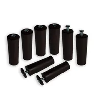 HEXIM PVC Rollladenkastendeckel Komplettset, Rollladenkastendeckel,  Aufnahmeprofil & Rollladentraverse, Länge: 1000-2000mm, Breite: 120-320mm