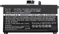 Batéria pre Lenovo FRU01AV493 Li-Pol 15,28 V 2050 mAh čierna