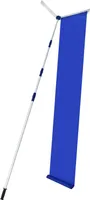 GOPLUS Schnee Dachrechen, 620cm Dach Rake mit ausziehbare Aluminiumrohre, Oxford Tuch Rutsche & rutschfeste Griff, Dachrechen Dachräumer zum Entfernen von Schnee & nassen Blättern