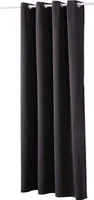 WOLTU Vorhang, Blickdicht, mit Ösen, 250g/m², Anthrazit 135x245 cm (1 Stück)