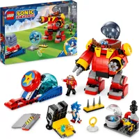 LEGO 76993 Sonic the Hedgehog Sonic vs. Dr. Eggmans Death Egg Robot-Spielzeug für Kinder, Mit Sonics Beschleunigungskugel und Katapult sowie 6 Charakteren, Geschenk für Jungen und Mädchen
