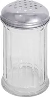 Streuer, Glas/Edelstahl, 3 verschiedene Kappen wählbar, 0,3 Liter : Käsestreuer Variante: Käsestreuer