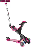 Authentic Sports Globber GO UP Comfort Lights Laufrad und Roller mit Leuchtrollen Pink