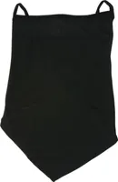 (( earbags | MULTIFUNKTIONSTUCH Mund Maske mit Ohrenschlaufe, Schwarz