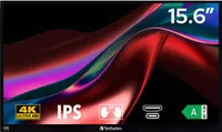Verbatim Tragbarer 15,6" 4K Touchscreen-Monitor USB-C & HDMI, mit IPS & HDR